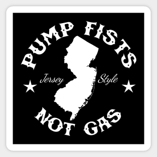 Pump Fists Not Gas Sticker